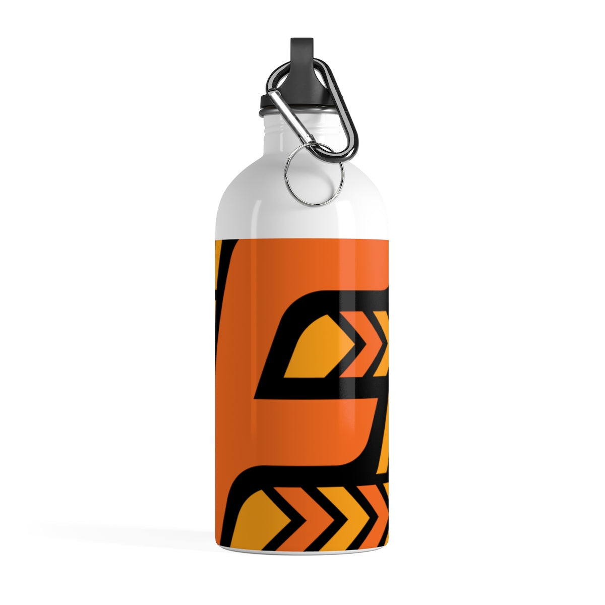 Stainless Steel Water Bottle (Black & Yellow) – Fit Tribe Wellness